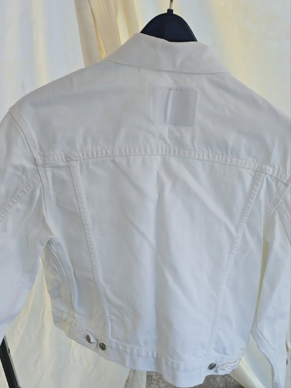 Levi's White Men's Denim Trucker Jacket - Picture 3 of 4
